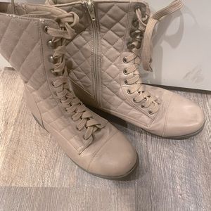 Tan color boots size 9